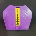 TMNT TEENAGE MUTANT NINJA TURTLES 1989 TECHNODROME PURPLE FIRING PLATFORM EX