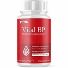  1 Pack Vital BP Advanced Blood Support Vitamin Formula VitalBP - 60 Capsules