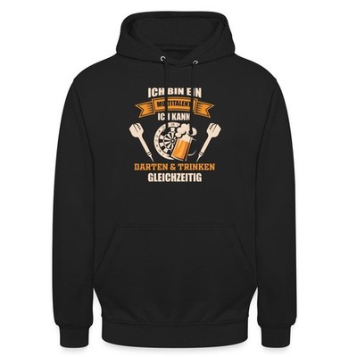 Multitalent Darten & Trinken Gleichzeitig Unisex Hoodie