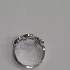Silver Tone Stainless Steel Leaf Vine Band Ring Size 5 Nature Theme No Stones — photo 2