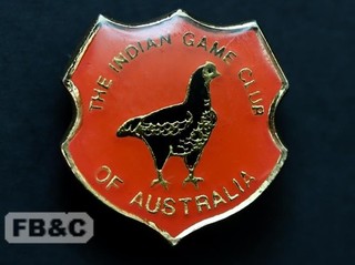 The Indian Game Club Of Australia Badge