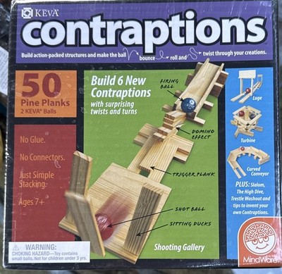 Baukasten KEVA 50 Kiefer Bohlen Contraptions komplett verpackt neu versiegelt