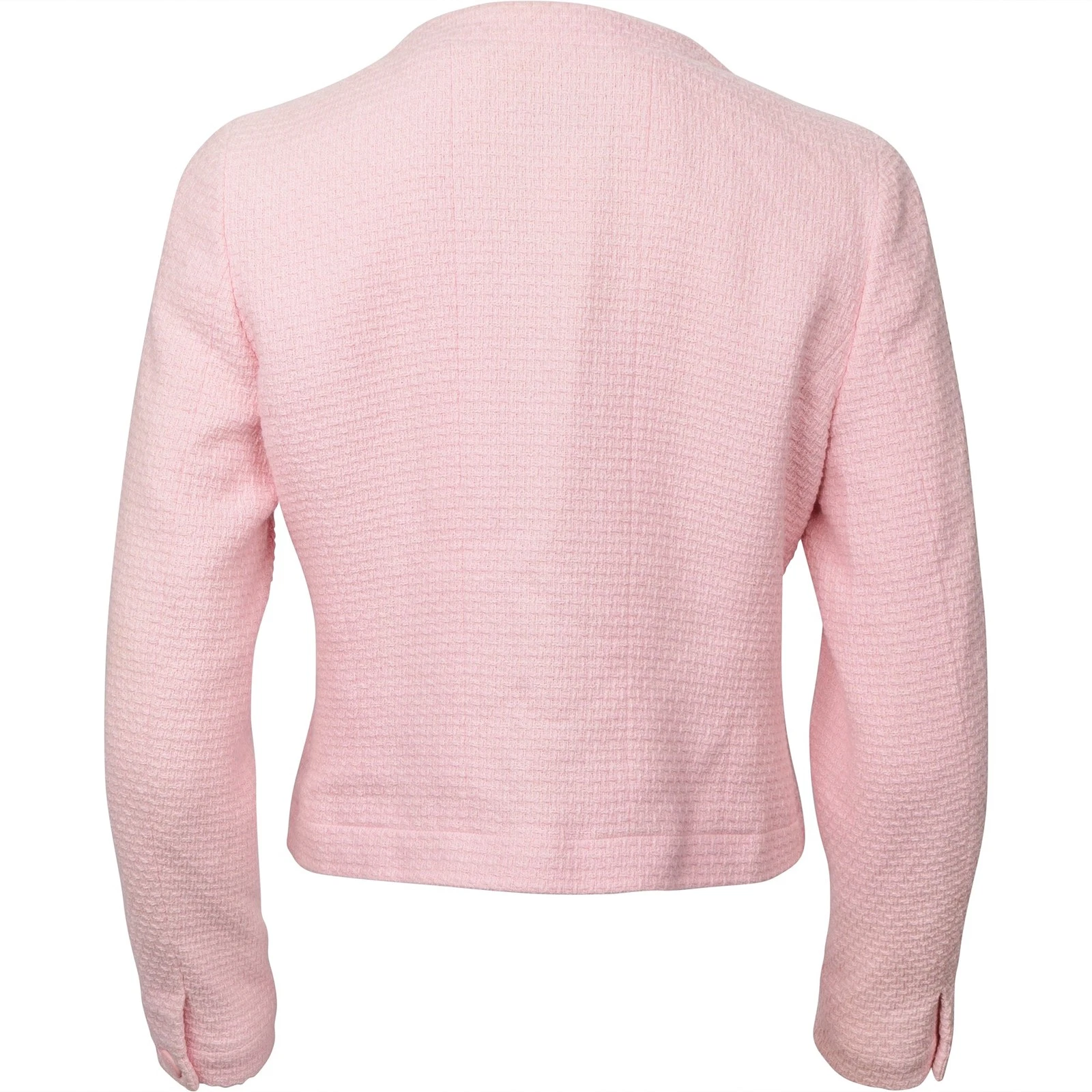 Chanel Pink Tweed Costume Jacket (DE38 FR40) Giacca Coco CC