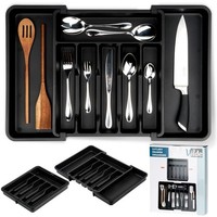 Besteckkasten Ausziehbar 33-56Cm Schubladen Organizer Besteck Vilde 229130