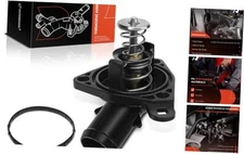 Engine Coolant Thermostat Housing Assembly with Gasket Compatible with Honda