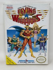 NES Nintendo - Flying Warriors - CIB Complete in Box w/ Reg Card - Clean Box