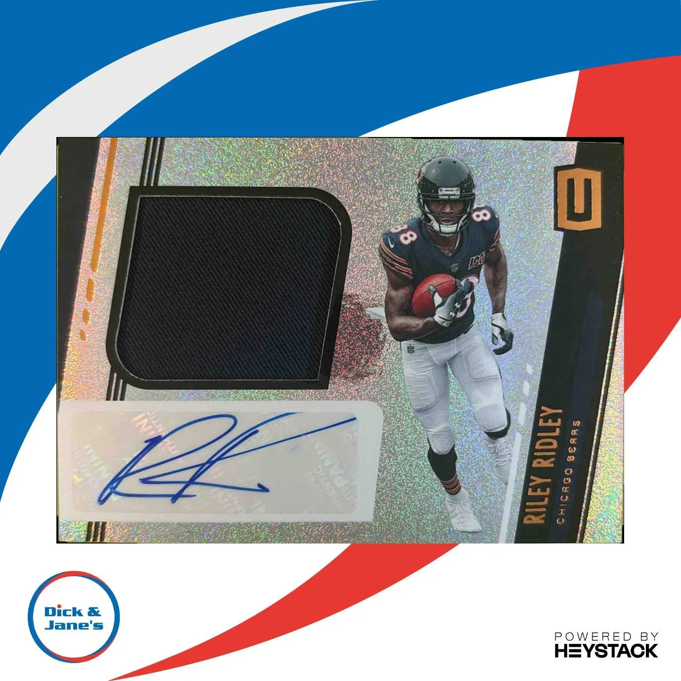 Riley Ridley Panini Unparalleled #332 Autograph Jersey