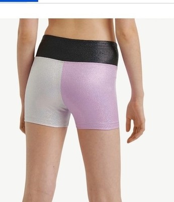 Justice Cinch Waistband Dance Shorts for Girls with Butterfly