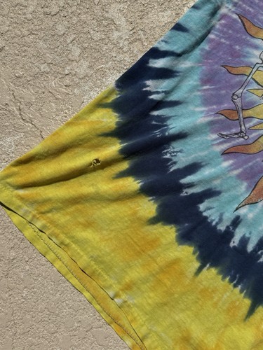 Vtg 1991 Grateful Dead Tie Dye Summer Tour Tee Large 90s Band 80s Shirt - Picture 6 of 8