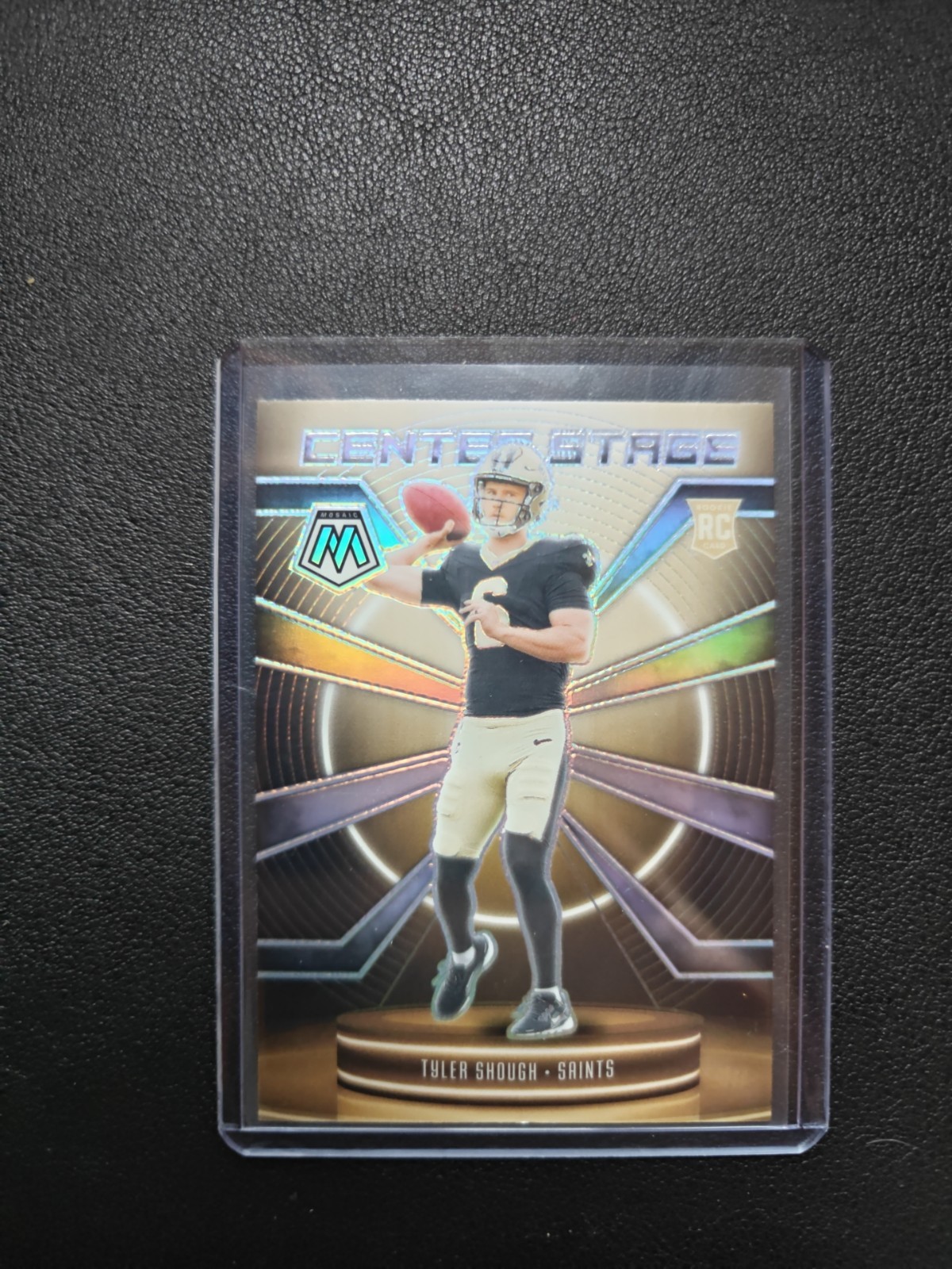 2025 Panini Mosaic - Center Stage Mosaic Tyler Shough #2 Silver Prizm (RC)
