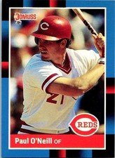 Paul Andrew O’Neill Cincinnati Reds 433 Donruss 1987 Baseball Card