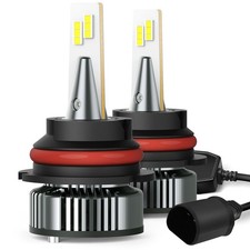 Auxito 9007 Hb5 Led Headlight No Bulb Error High Low Beam Combo Kit Canbus 6500k