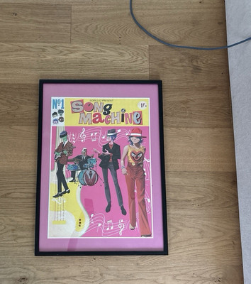 Gorillaz Song Machine poster signed number  44/750