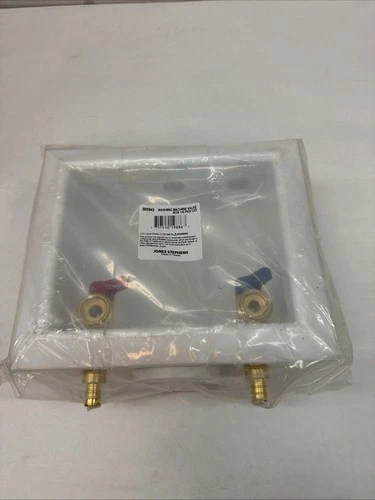 Jones Stephens B05942 Washing Machine Valve Box 1/2 PEX C/O - Picture 2 of 2