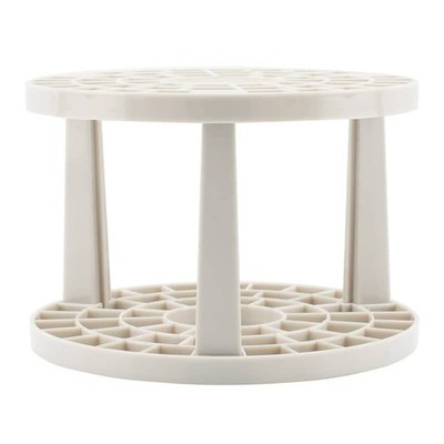 Beige Brush Crate Storage Holder For Painting Artists Drying Art Supplies