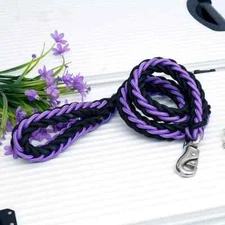 Dog Lead Padded Strong Handle Reflective Tough Leash 5ft Leads Braided Rope M