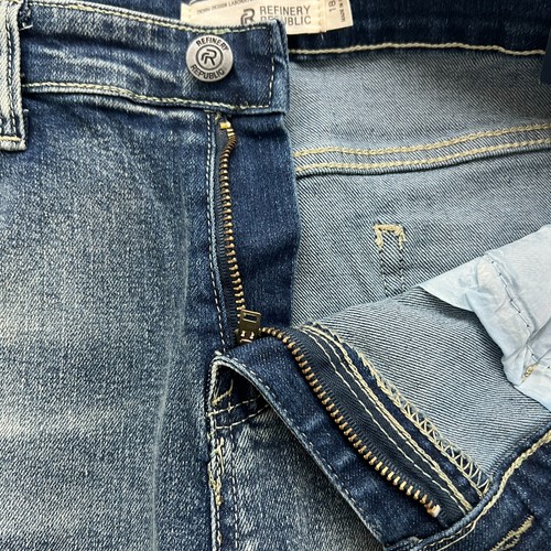 Refinery Republic Size 18 Youth Slim Stretch Mid Rise Blue Denim NWT - Picture 3 of 13