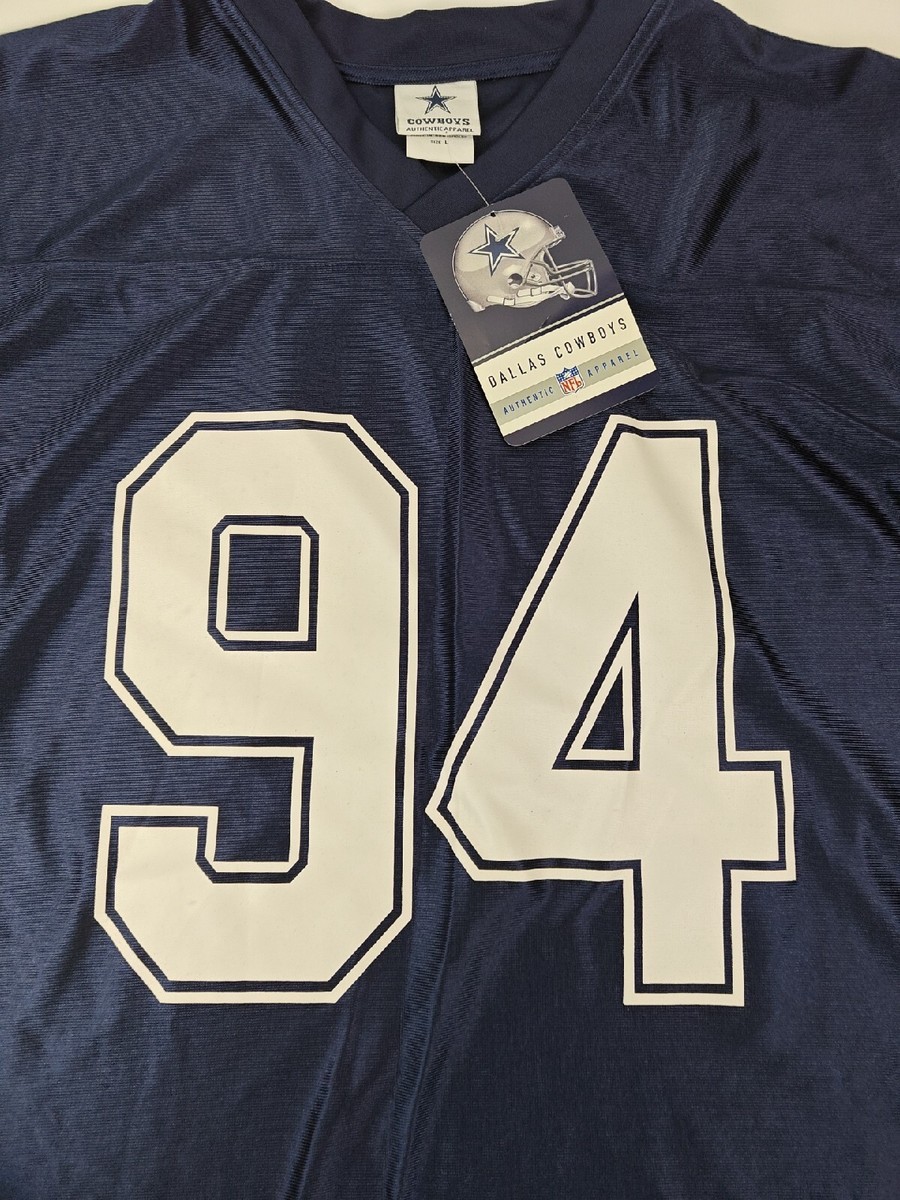 NFL Dallas Cowboys Demarcus Ware Sz L Navy Blue Jersey #94 | eBay