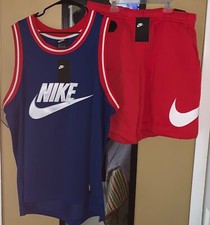 NWT MENS NIKE AIR JERSEY SHORTS BOTH SZ XL OUTFIT