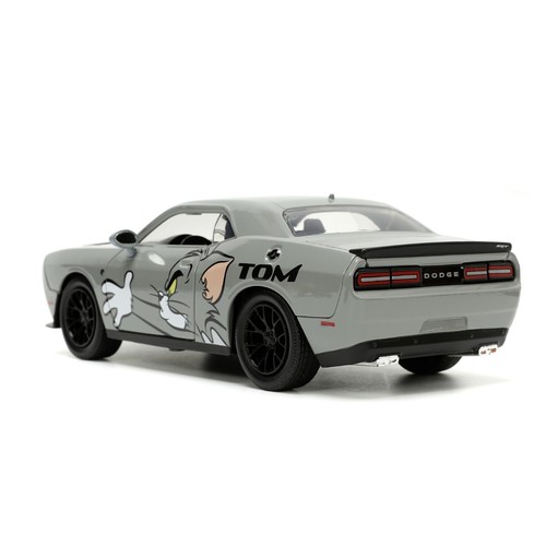 Tom & Jerry, Auto Dodge Challenger 2015 + Personaggio Jerry - Jada Toys + 8 anni - Foto 4 di 7