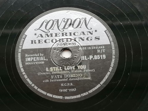 FAT'S DOMINO UK 1958 LONDON 78 I STILL LOVE YOU / WAIT AND SEE - Picture 3 of 4