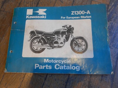 Kawasaki Z 1300 A1-A2 1979 catalogo ricambi originale spare parts