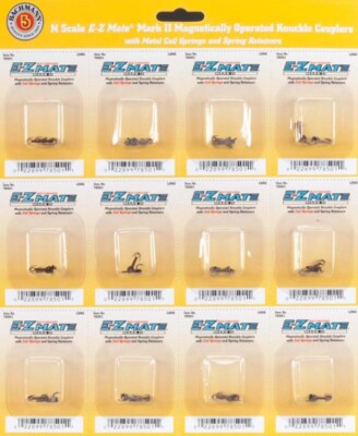 Bachmann Magnetic Oper EZ Mate Mark II CouplersLong (12 pairs) N 78501