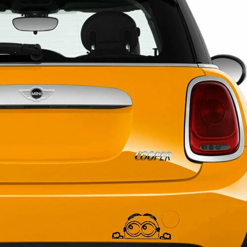 Minion Peeking Vinyl Decal Sticker For Macbook Laptop Car Auto SUV Window Wall - Image 4 of 4