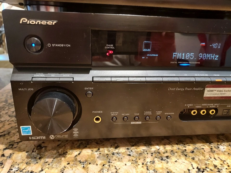 EXCELLENT Pioneer VSX-1016TXV Bundle AV Receiver 1080p HDMI+ Manual+REMOTE - Image 2 of 4