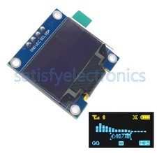 0.96" Yellow Blue I2C IIC 128X64 OLED Serial LCD LED Display Module for Arduino