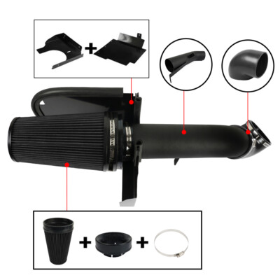 4'' Cold Air Intake+Heat Shield Kit For 99-06 GMC/Chevy V8 4.8L/5.3L/6.0L NEW