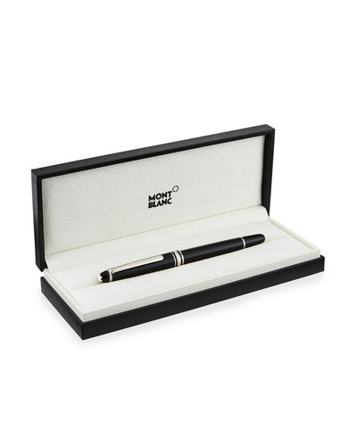 Penna a sfera Montblanc Classique Platinum Black P163 2865 regalo a cura. - Foto 3 di 9
