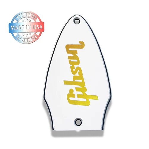3 Ply White 2 Screw Small Truss Rod Cover for Gibson Flying V & Melody Makers