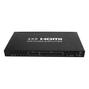 Hd Hdmi 4x8 Switch Splitter 4 In 8 Out 4kx2k 1080p With Remote Mhl 7 1ch Dolby Ebay