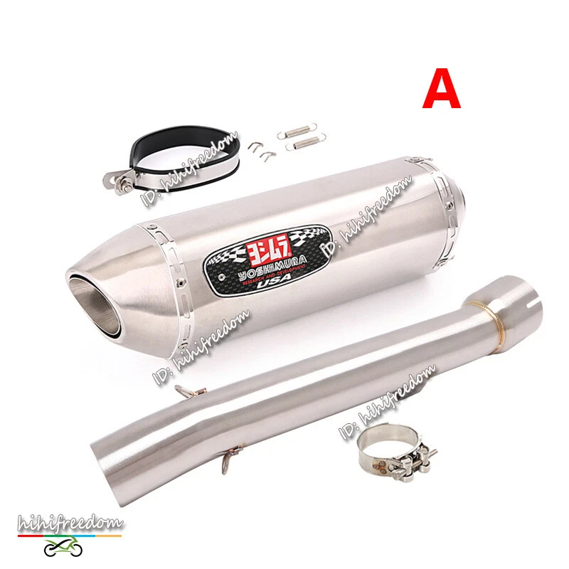 Slip-on For Yamaha FZ1 FZS1000 Fazer 2001-2005 Exhaust Silencer Muffler Mid Pipe - Image 2 of 4