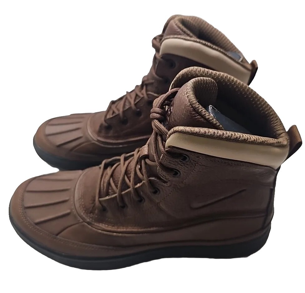 New Nike ACG Woodside 'Cacao Wow' Brown Sneaker Boots, Size (FQ8726-259) - Main Image
