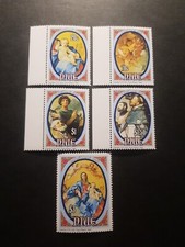 TIMBRE NIUE POLYNESIE CHRISTMAN PEINTURES N°836/840 NEUF ** LUXE MNH 1992
