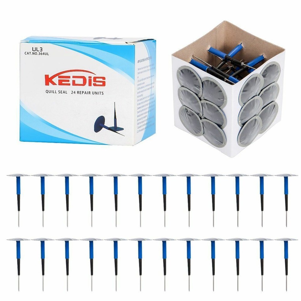 Efficient Car Truck Tire Puncture Repair Kit 24Pcs Long lasting Results