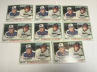 8 1978 Nolan Ryan Phil Niekro Strike out Leaders Vintage Baseball Card Lot