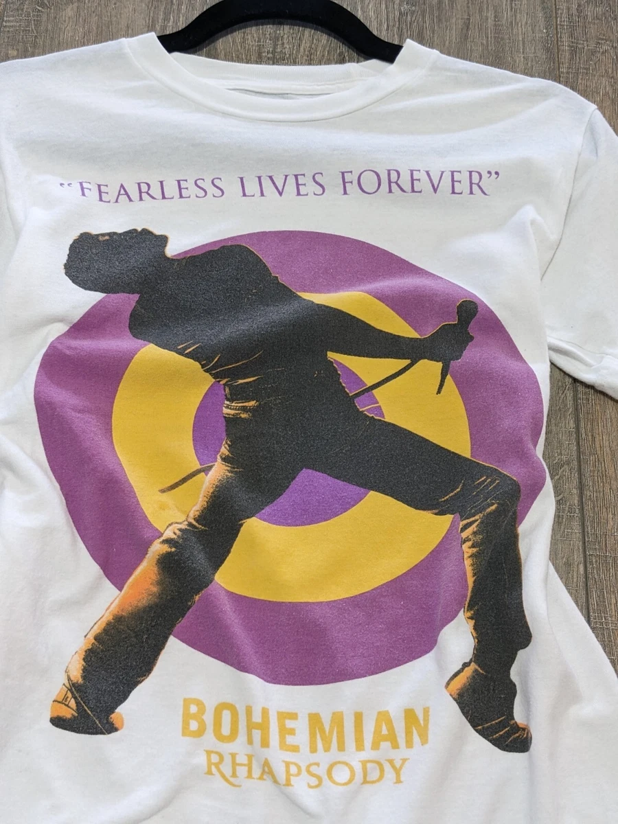 Bohemian Rhapsody T Shirt Womens Small White Short Sleeve Queen