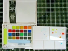 Sakura Koi Watercolor Pocket Field Sketch Box ~ 24 Colors, MSRP $39.49