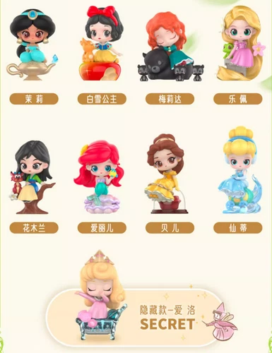 Top Toy Disney Princess Fairy Town Serie Blindbox Figur Spielzeug ein Set 8 Teile - Bild 3 von 3