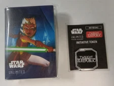 Star Wars Unlimited Ahsoka Mini Box & Twilight of the Republic Initiative Token