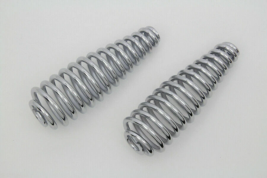Chrome 6  Seat Spring Set for Harley Davidson by V-Twin - Image 2 of 2