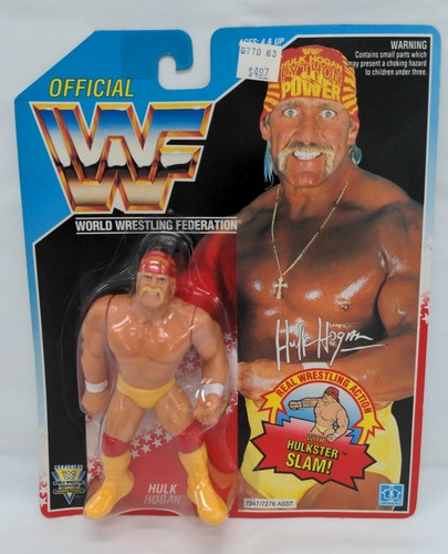 WWF Hulk Hogan MOC Hasbro Series 5 WWE Wrestling F...
