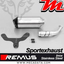 Silencieux échappement Remus Inox sans Cat Vespa GTS 300ie Super 2017