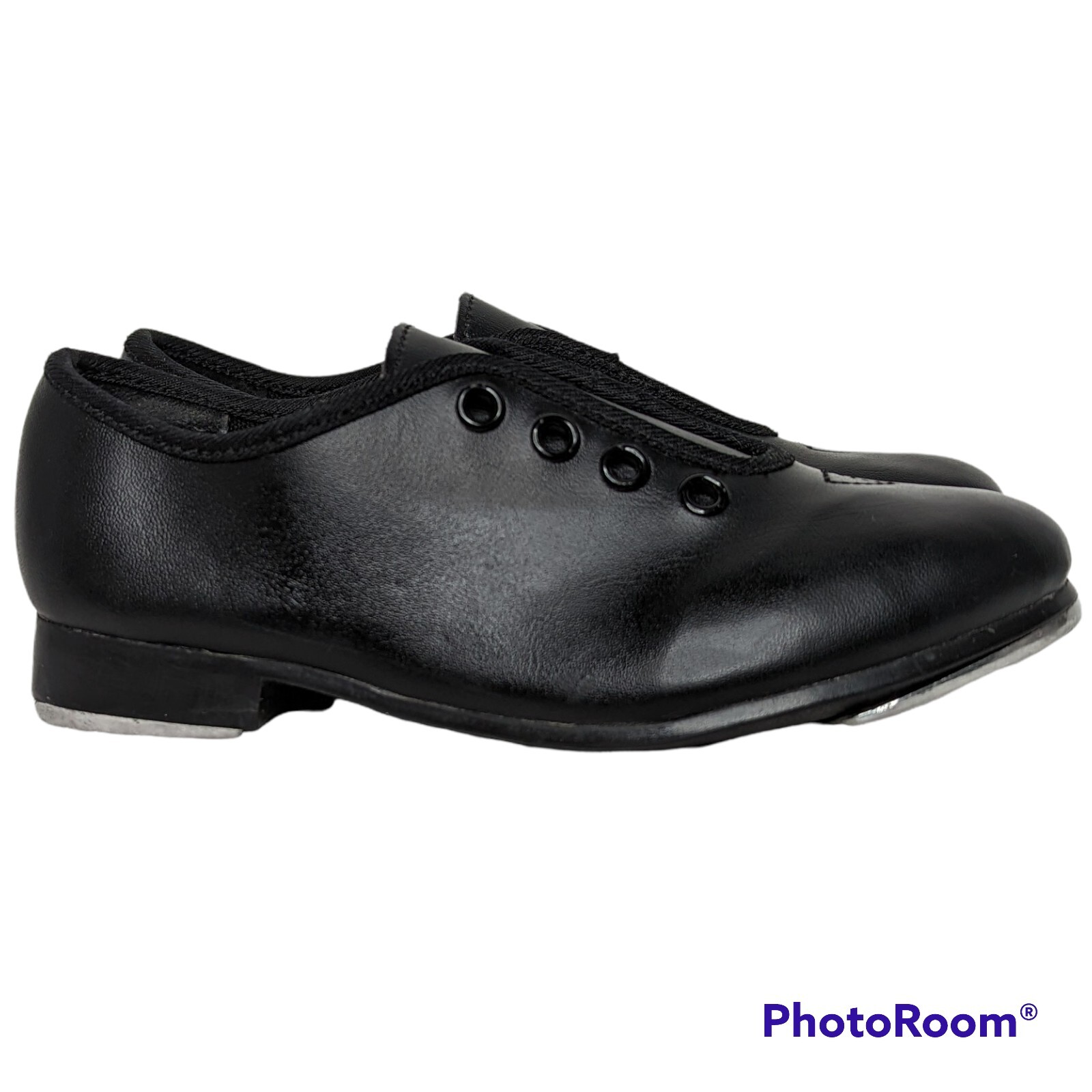 Bloch Childrens Jazz Tap Shoes Kids Size 12 1/2 Black Lace Up Dance