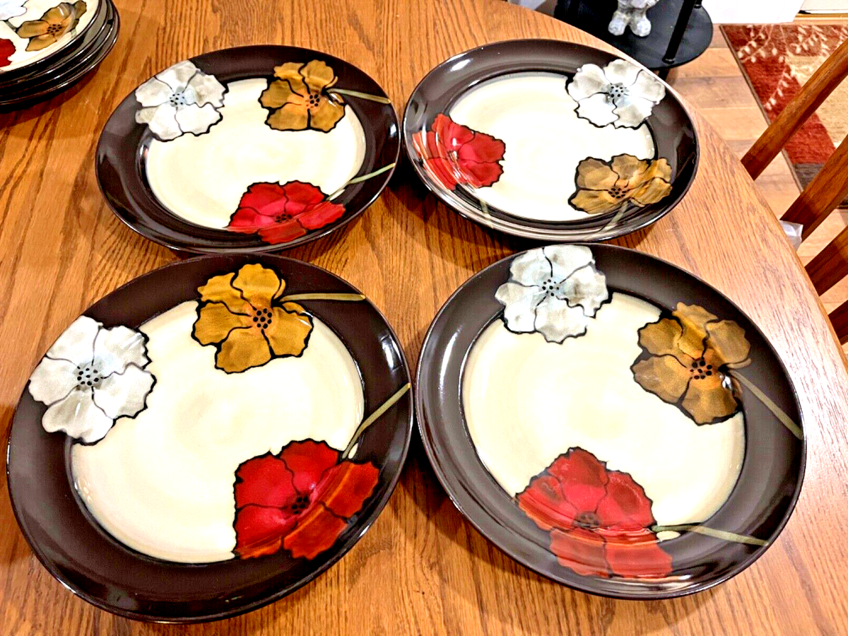 Art Pfaltzgraff Poppies Pfaltzgraff Painted Poppies Salad Plate