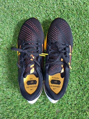 Nike Air Zoom Pegasus 38 BRS Black Yellow Running Shoes  display picture 2