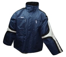 CCM 4513 Junior Century Hockey Jacket Navy Black White in size Medium 